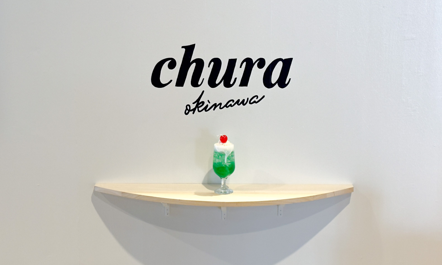 Ryukyu Kobo Chura Okinawa Cream Soda Lilin Tempat Foto