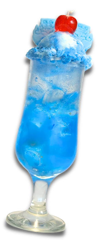 沖縄県北谷町 琉球工房ちゅら 沖縄クリームソーダキャンドル