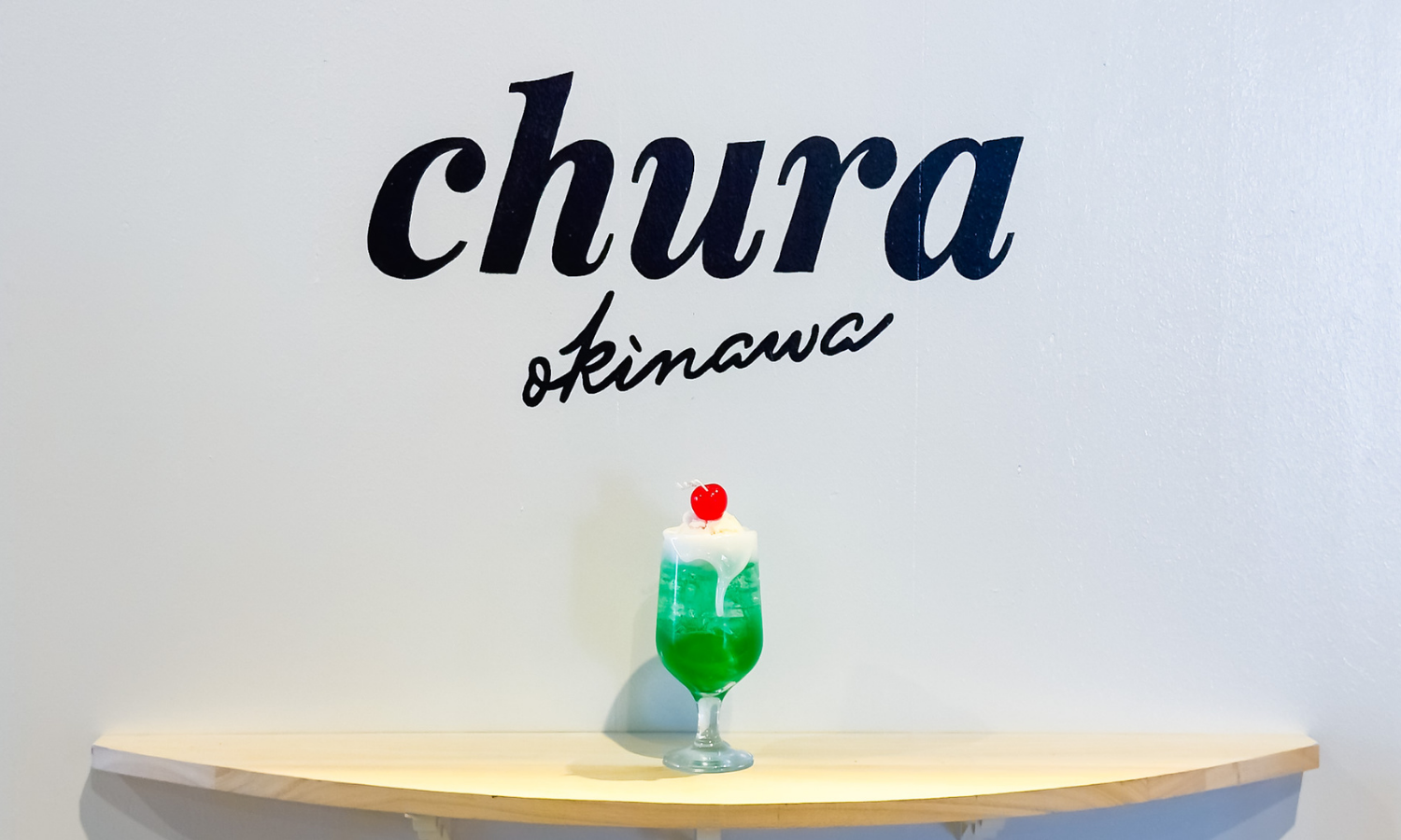 Ryukyu Kobo Chura Okinawa Cream Soda Lilin Tempat Foto