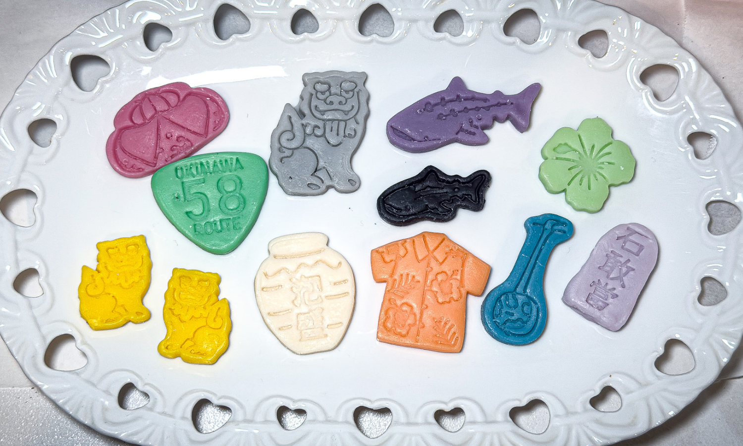 琉球工房ちゅら 沖縄クリームソーダキャンドル クッキー